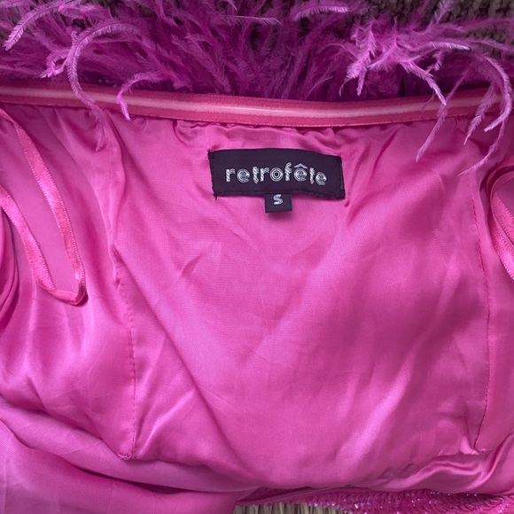 Retrofete Fuchsia Torin Dress Size Small - Picture 12 of 15
